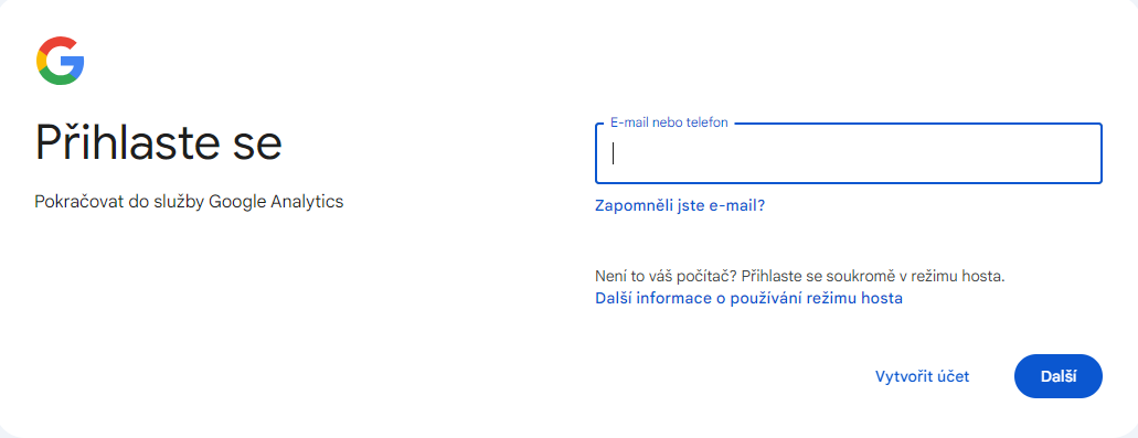 Jak založit Google Analytics 4 účet?