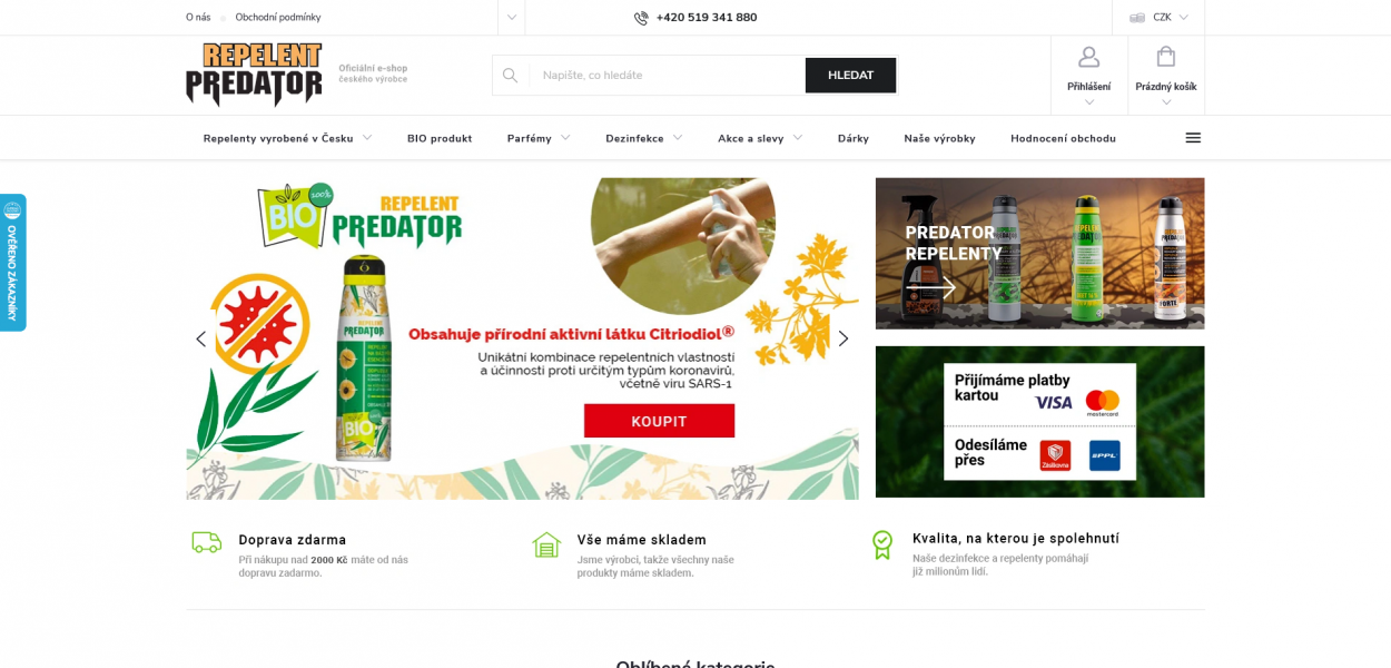 Full service online marketingu – Repelent Predator