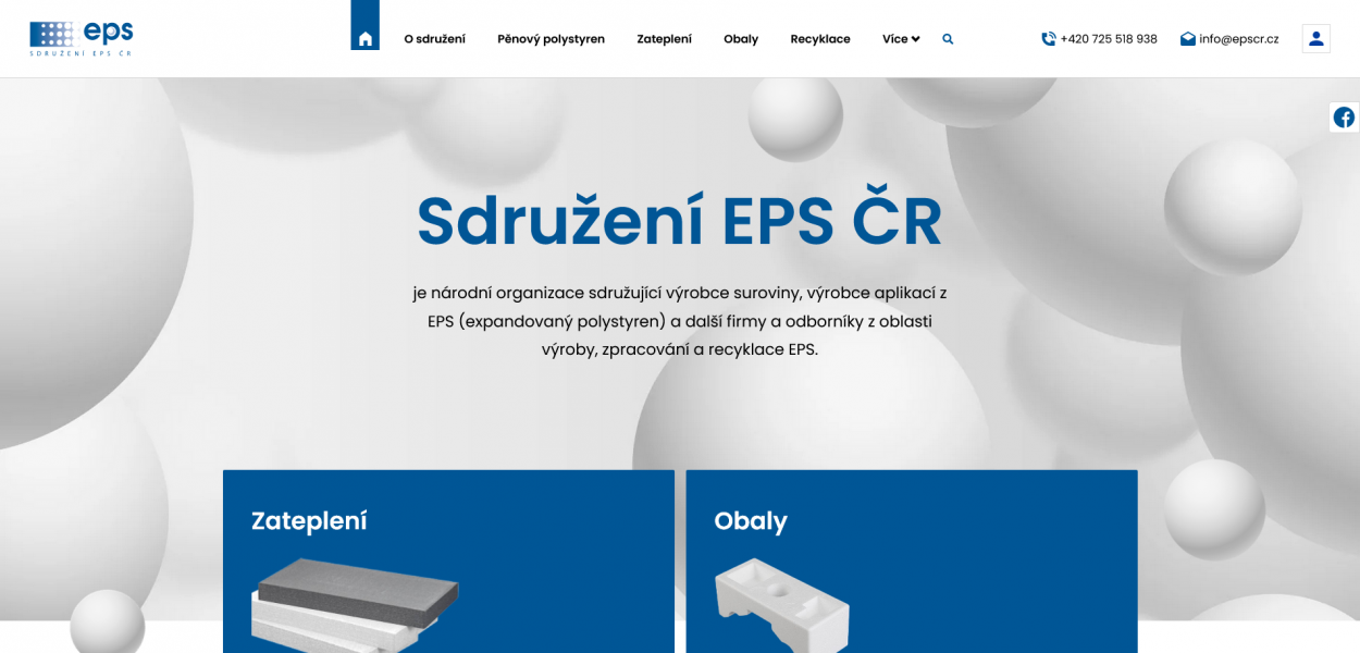 Redesign webu Sdružení EPS ČR